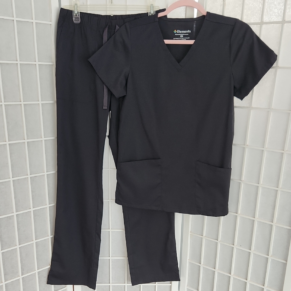 Element Dark Grey Scrub Set Extra Small